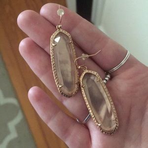 kendra Scott rose gold earrings